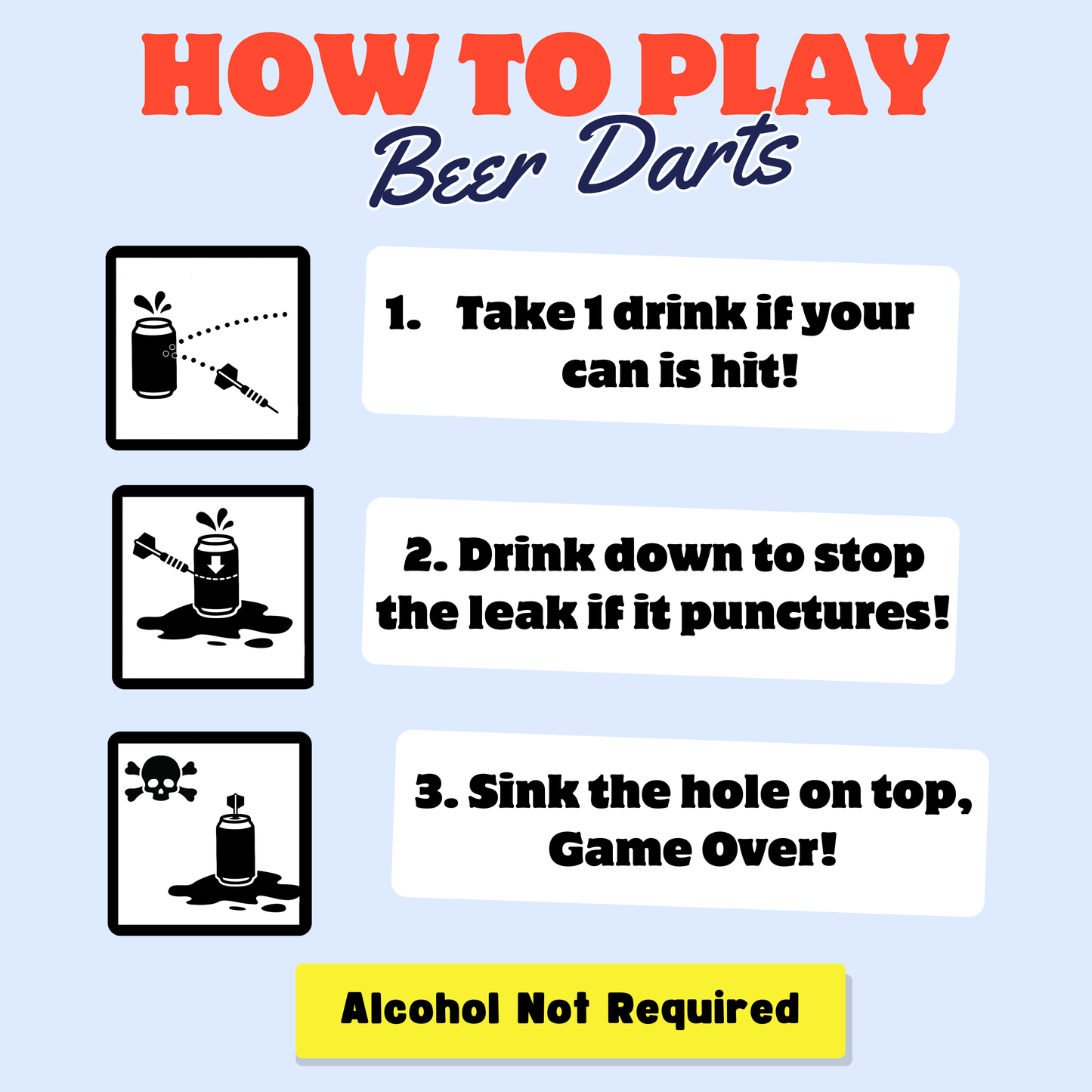 Beer Darts Party Game